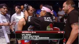Rare Unseen UFC 166 Entrance of Jessica Eye to Led Zeppelin - Immigrant Song