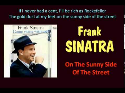 On The Sunny Side Of The Street Frank Sinatra Lyrics