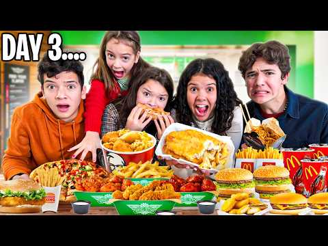 LAST TO Stop EATING Fast FOOD! WINS BIG MONEY!