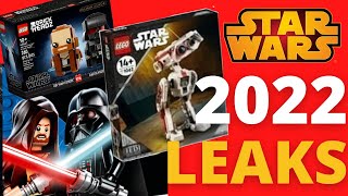 NEW LEGO STAR WARS 2022 LEAKS | BD-1 SET, VADER HELMET, & BRICKHEADZ