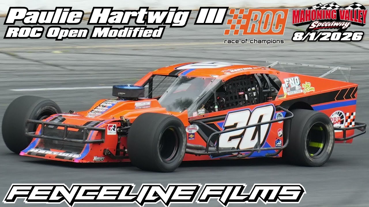 Paulie Hartwig III at the Mahoning Valley Speedway Showdown 2026