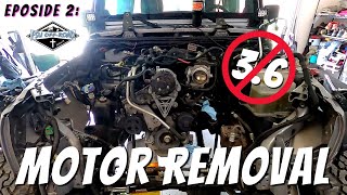 Jeep JK 3.6 Motor Removal