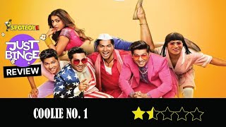 Coolie No.1 Review | Varun Dhawan | Sara Ali Khan | Just Binge Review