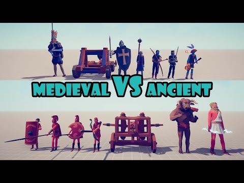 Medieval Team vs Ancient Team - Tabs - Totally Accurate Battle Simulator