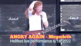 Megadeth - ANGRY AGAIN | HELLFEST LIVE PERFORMANCE 2022