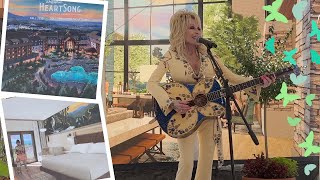 Dolly Parton Visits Dollywood’s HeartSong Lodge &amp; Resort in Pigeon Forge, TN