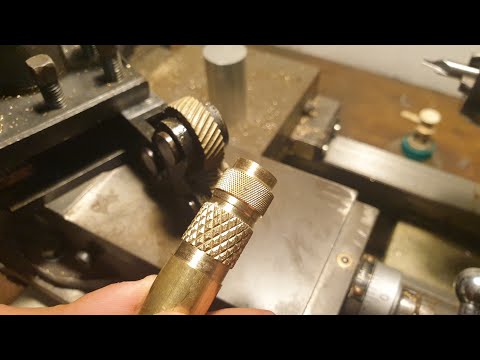 #284 LATHE work: KNURLING