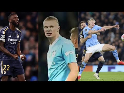 Antonio Rudiger and Nacho frustrate Erling Haaland against Manchester City vs Real Madrid