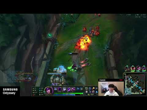 T1 Faker plays Syndra vs Fizz