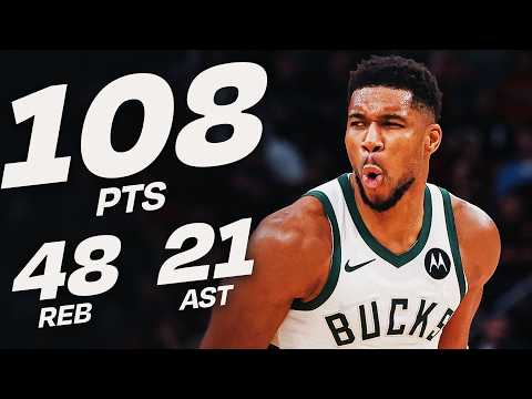Nobody Can Stop Giannis Right Now 😱 (108 PTS in 3 Games!)