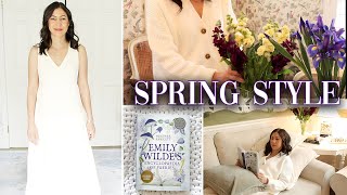 Spring Ten-Item Wardrobe Styling, Flower Arranging & Cottagecore Reads