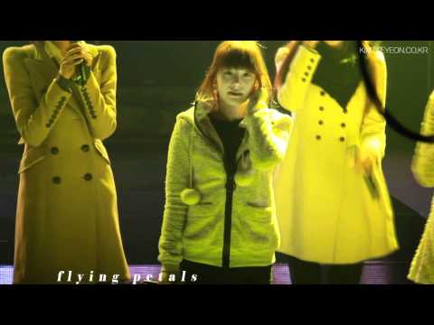 [fancam] SNSD taeyeon 2011 support goods teaser by flying petals