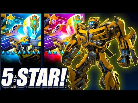 11x 5 STAR BUMBLEBEE CRYSTAL OPENING - Transformers: Forged To Fight