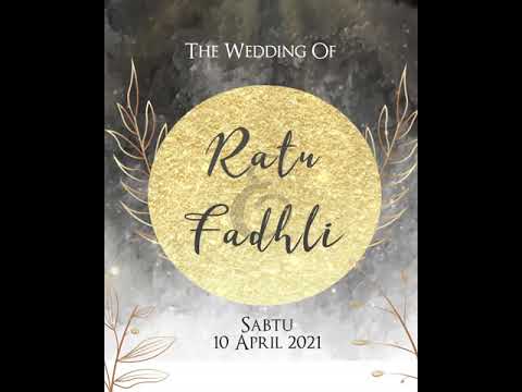 Video Undangan Pernikahan Black