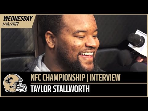 Taylor Stallworth Talks Loss of Rankins, Big Stage of NFC Championship | New Orleans Saints