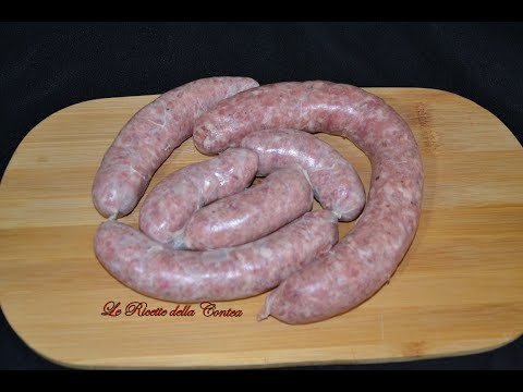 Salsiccia di maiale fatta in casa. Come prepararla. Ricetta originale.