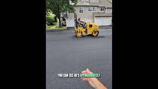 Explaining Paving Compaction #construction #asphalt #paving