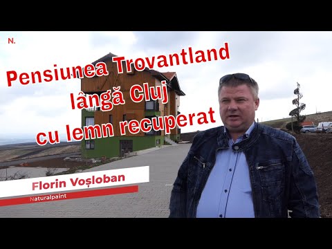 Pensiune lângă Cluj cu lemn recuperat - Trovantland