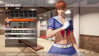 Dead or Alive 6 All Digital Deluxe Edition Costumes Set & Early Purchase Bonus Costume (Kasumi)