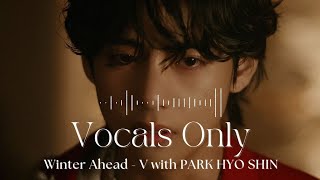 Download lagu Winter Ahead by V with Park Hyo Shin- Vocals only - English lyrics Acapella mp3