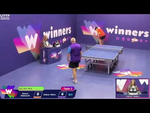 Winners League  14.09.21 Ziakun Oleksandr - Ziakun Viktor 18:30