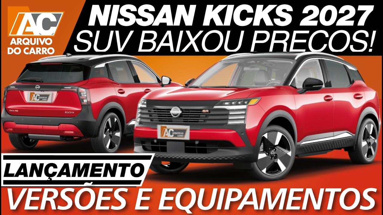 LANÇAMENTO: NOVO NISSAN KICKS 2027 BAIXOU DE PREÇO! SUV É MELHOR QUE OS CHINESES?