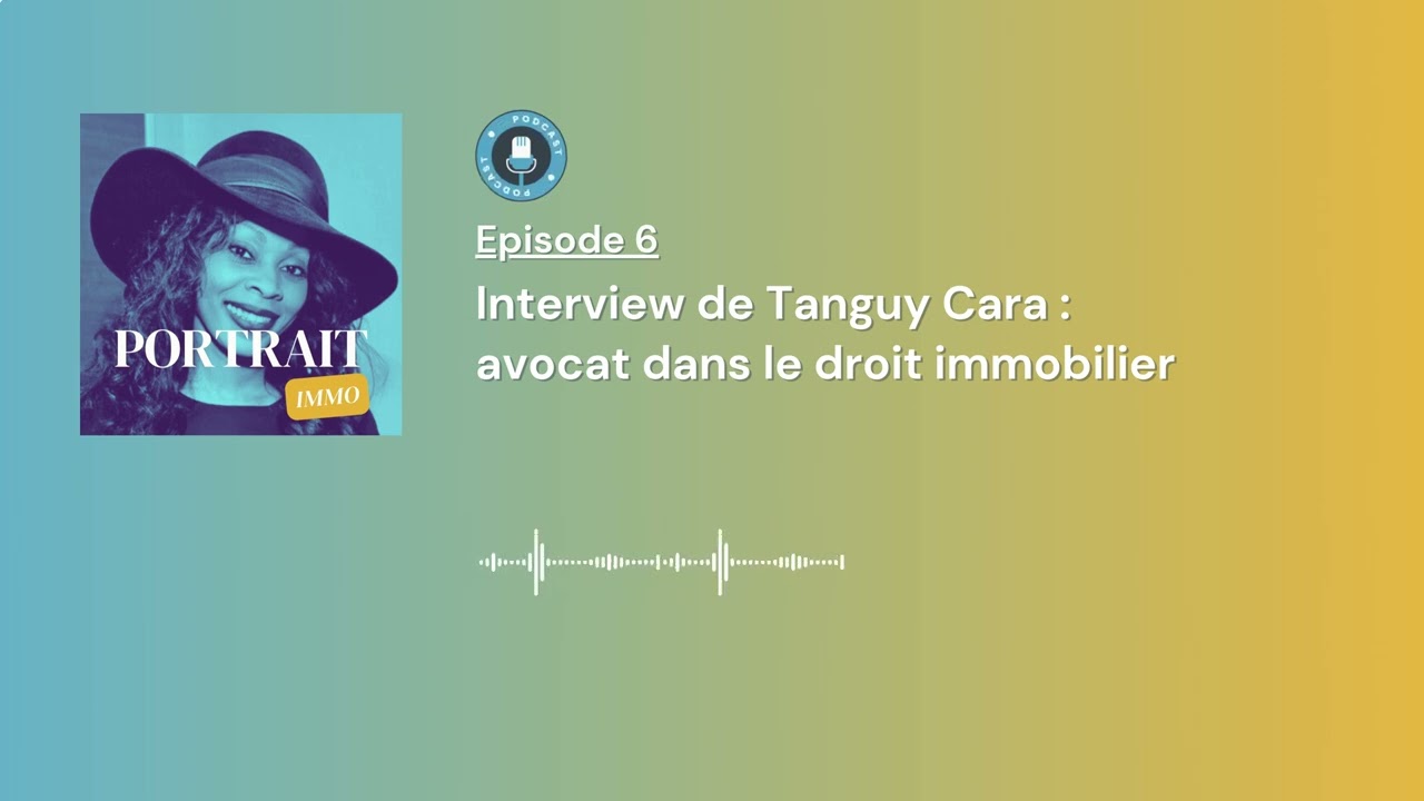 Maître Tanguy Cara - Avocat en droit immobilier - Portrait Immo