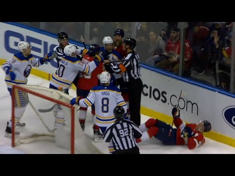 Patric Hornqvist And Kyle Okposo Penalized For Unsportsmanlike Conduct