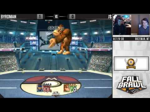 Fall Brawl 2016: Byrdman (Snake) v. J$ (DK) - Project M 3.6 Singles