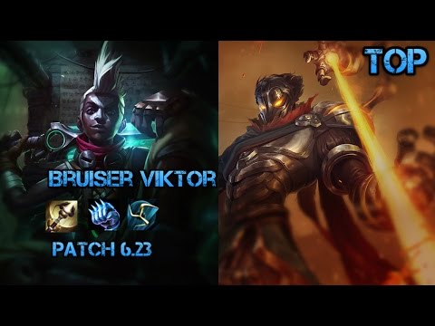 Bruiser Viktor vs Ekko Top | Patch 6.23 | Normals