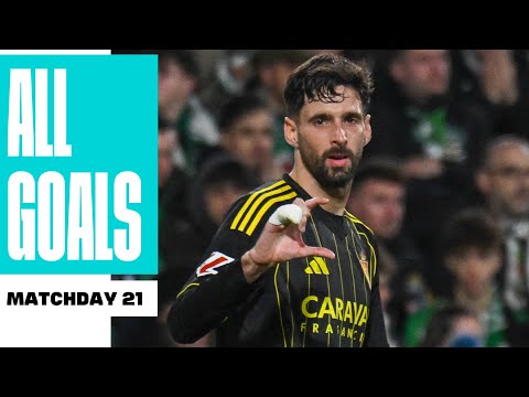 TODOS los GOLES de la JORNADA 21 de LALIGA HYPERMOTION 2025/26