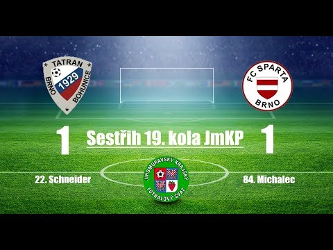 TJ Tatran Bohunice - FC Sparta Brno