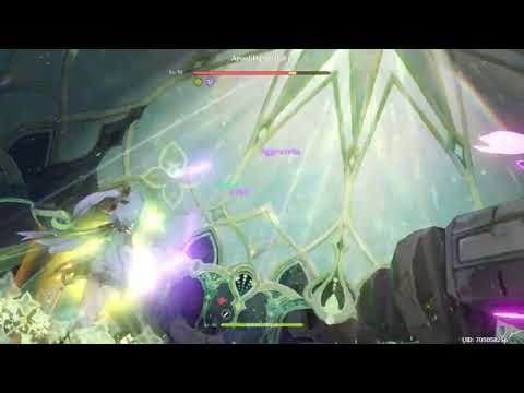 Yae Aggravate rotation + Yae stats after team buffs