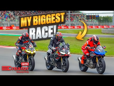RACING My Aprilia RS 660 Factory vs Youtubers ON THE TRACK!