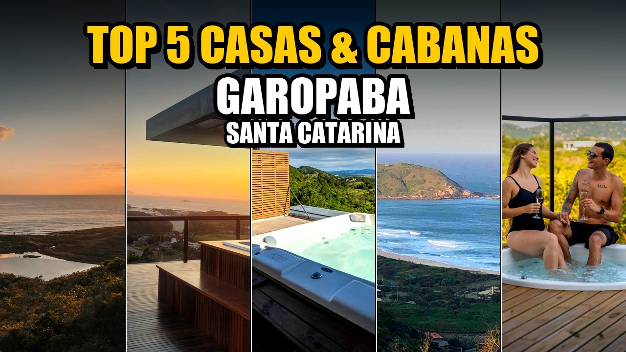 Top 5 Casas e Cabanas Incríveis em Garopaba, Santa Catarina: Da Praia do Silveira aos Mirantes das Baleias