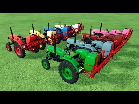 Work with Colors - Weeding and Spraying Work with  ZETOR Tractors - Farming Simulator 22