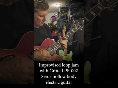 Grote LPF 002 Semi Hollow Electric Guitar