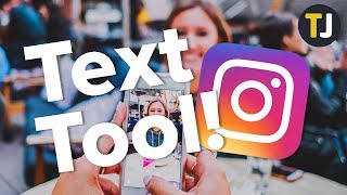 How to ADD TEXT to Instagram Stories!