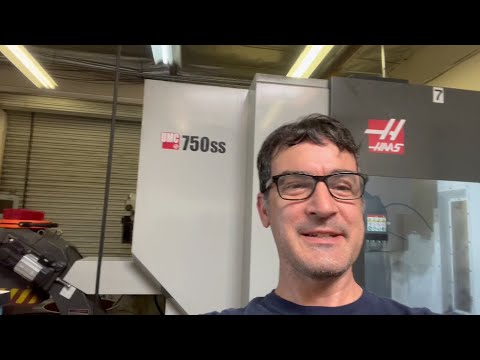 HAAS UMC 750ss CNC FIRST CUTS  AND EDM MILL PROJECT