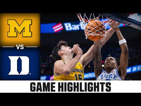 Michigan vs. Duke Game Highlights | 2025-26 ACC Men's Basketball