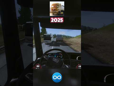 2025 vs 2018 Truckers Of Europe #truckersofeurope3 #toe3 #truckgames #shortsfeed #shorts