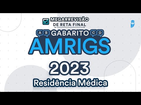 Gabarito AMRIGS 2023 - Correção de Prova Residência Médica ao vivo