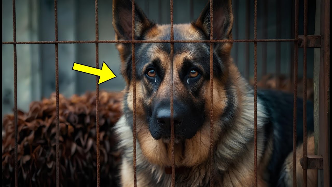 A German Shepherd, waiting to be put down, cried in his kennel at the shelter. Then it happened!!