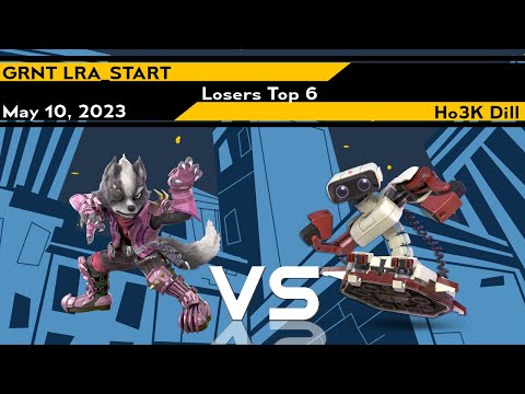 Xeno292 Losers Quarters - LRA_START (Wolf) vs Dill (ROB) - SSBU Ultimate Tournament