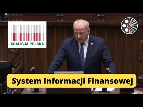 Jacek Protasiewicz o Systemie Informacji Finansowej