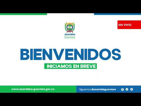 🔴 EN VIVO | Sesión Ordinaria - Asamblea Departamental del Guaviare (27 de Marzo 2026)