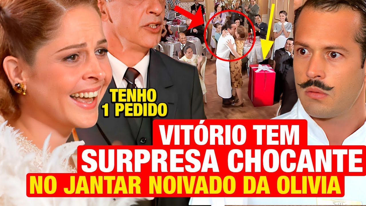 ALMA GÊMEA: Vitório tem SURPRESA CHOCANTE no jantar de noivado da Olívia! Resumo capítulo de hoje