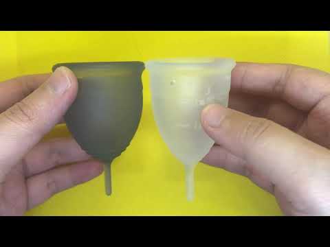 Menstrual cup squish test: Saalt soft regular vs Luna cup Korea large