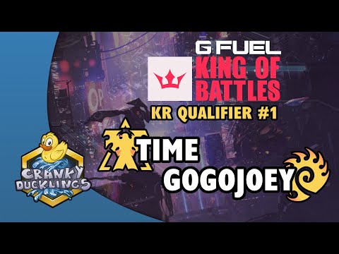 TIME vs GogojOey - TvZ | G Fuel King of Battles 2 - Korea Server Qualifier #1 | EPT Tournament