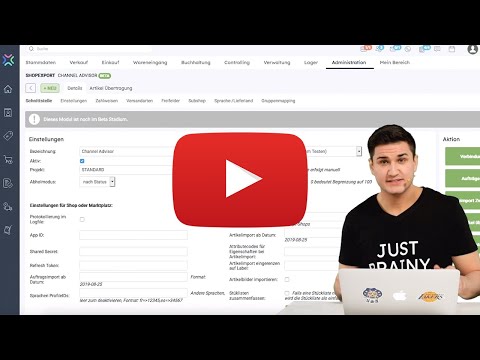xentral ERP Schnittstelle für Channeladvisor